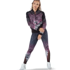 Alexandra Cheetah Newspaper Mesh Legging