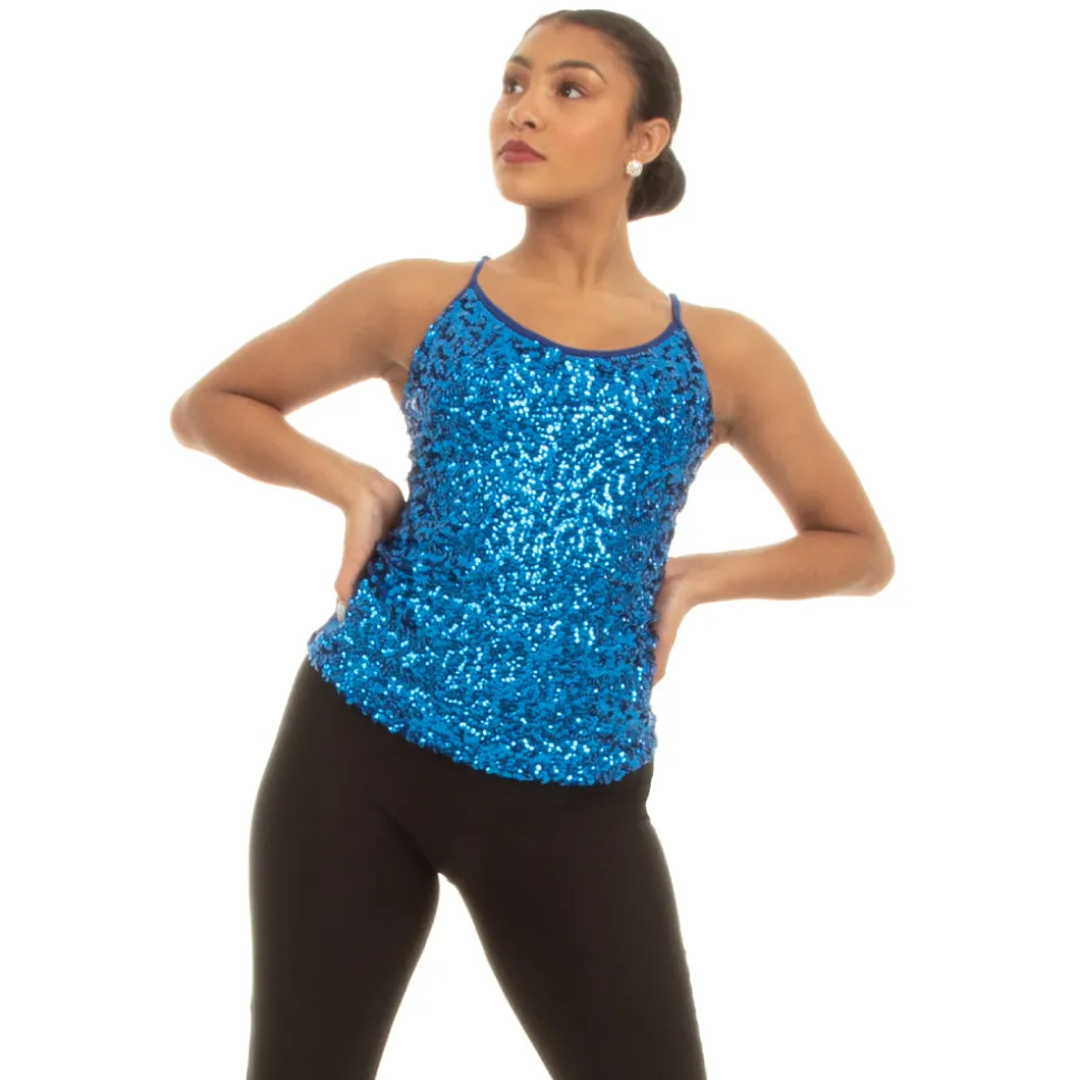 Alexandra Collection Sequin Camisole Tank