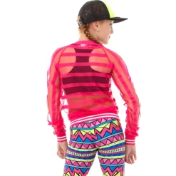 Alexandra Girls Mesh Stripe Jacket