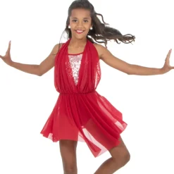 Alexandra Girls Sequin Lyrical Dress