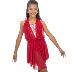 Alexandra Girls Sequin Lyrical Dress