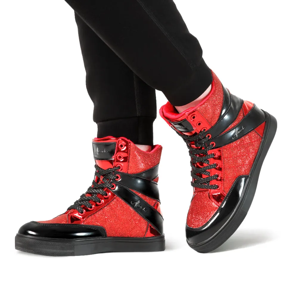 Alexandra Glitter High Top Sneaker