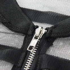 Alexandra Mesh Stripe Jacket