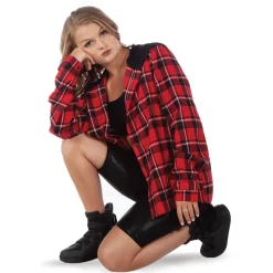 Alexandra Plaid Shirt w/ Hoodie