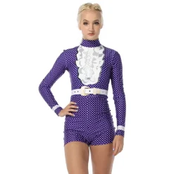 Alexandra Reign in Purple Biketard