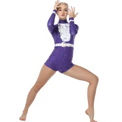 Alexandra Reign in Purple Biketard
