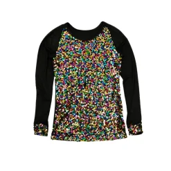 Alexandra Sequin Baseball Top