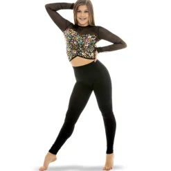 Alexandra Sequin Crop Top