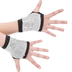 Alexandra Sequin Hand Gauntlets