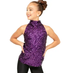 Alexandra Youth Mock Neck Tank