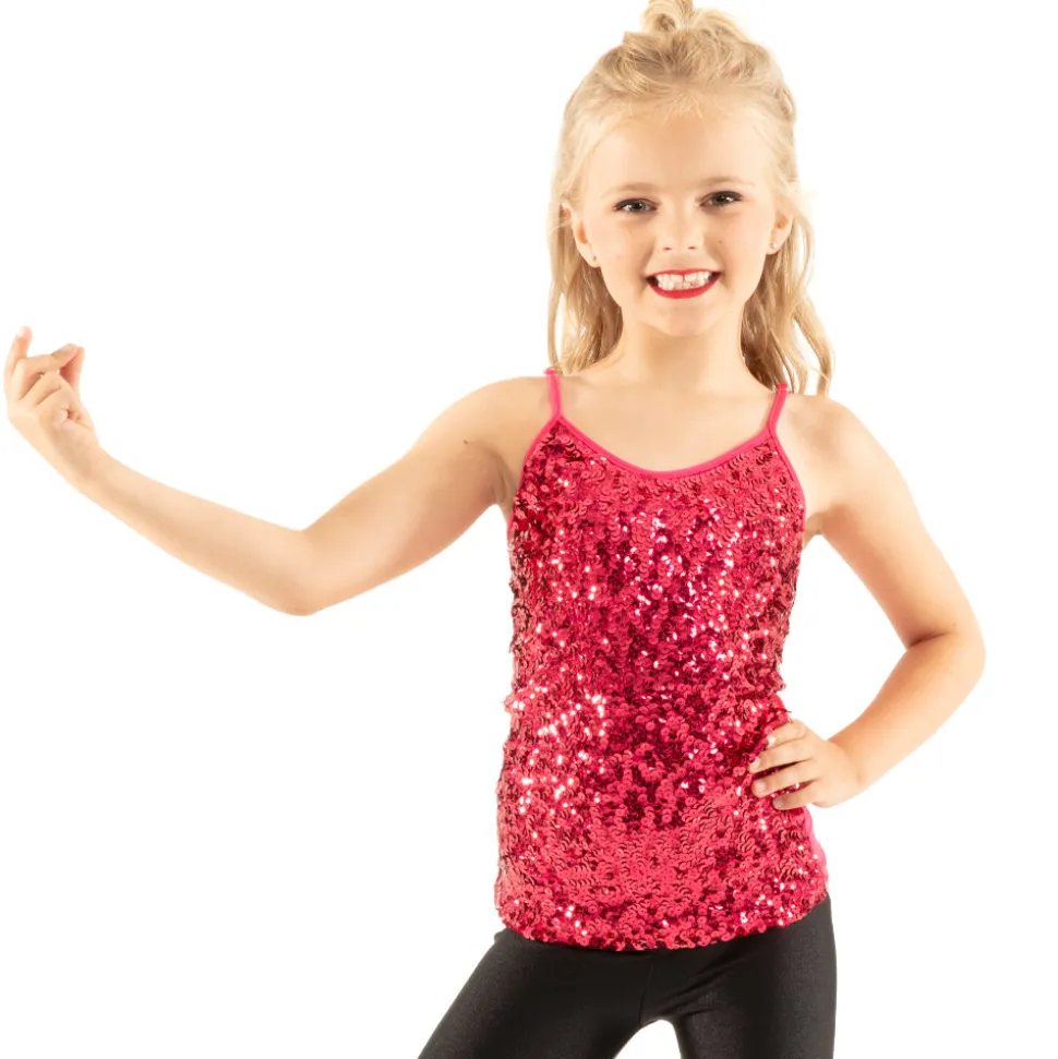 Alexandra Youth Sequin Camisole Tank