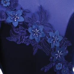Alexandra Youth Velvet Long Sleeve Skirted Leotard