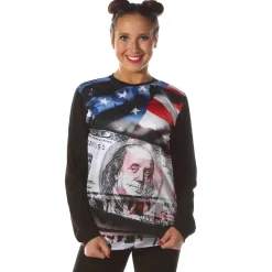 All About The Benjamins Long Sleeve Shirt