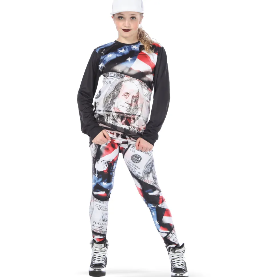 All About The Benjamins Long Sleeve Shirt