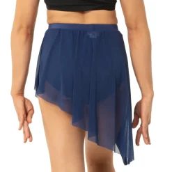 Asymmetrical Mesh Skirt