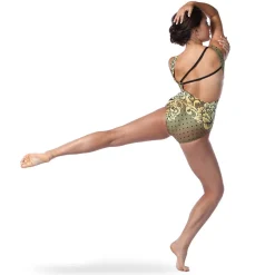 Baroque Keyhole Tank Leotard