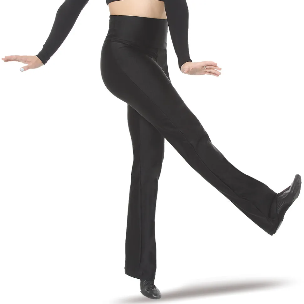 Black High Waist Jazz Pant