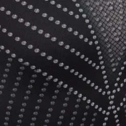 Black Studs Mesh Unitard