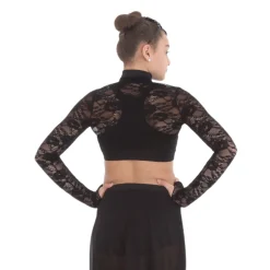 Body Wrapper Lace Crop Jacket