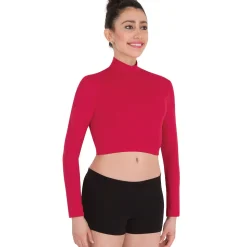 Body Wrappers Adult Long Sleeve Crop