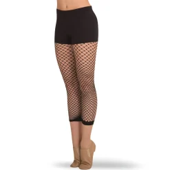 Body Wrappers Crop Fishnet Tights