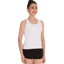 Body Wrappers Racerback Pullover Tank