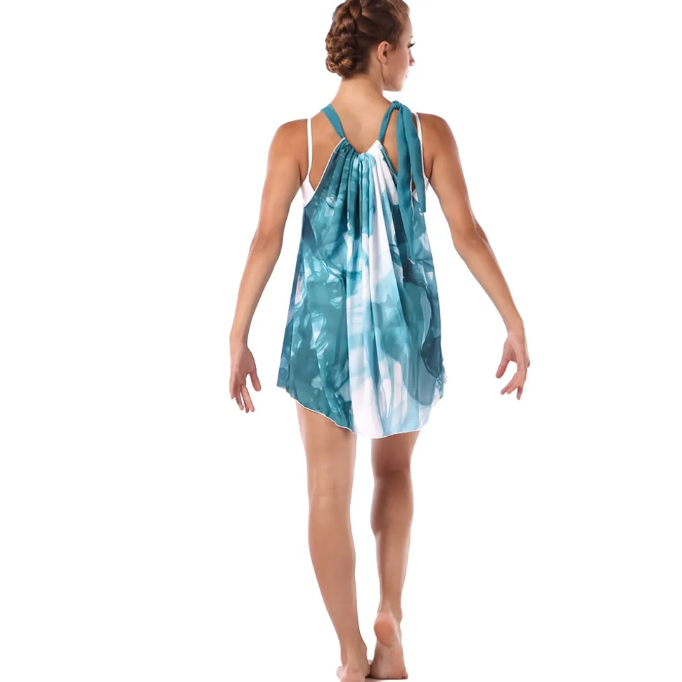 Boxy Drawstring Ink Dress