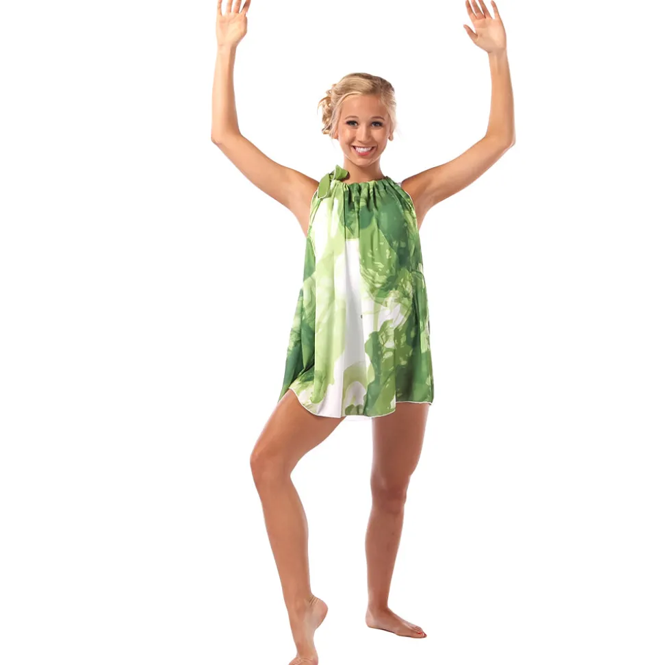Boxy Drawstring Ink Dress