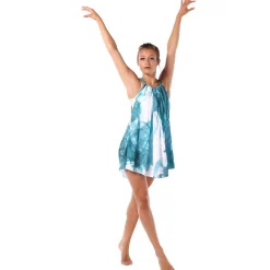Boxy Drawstring Ink Dress