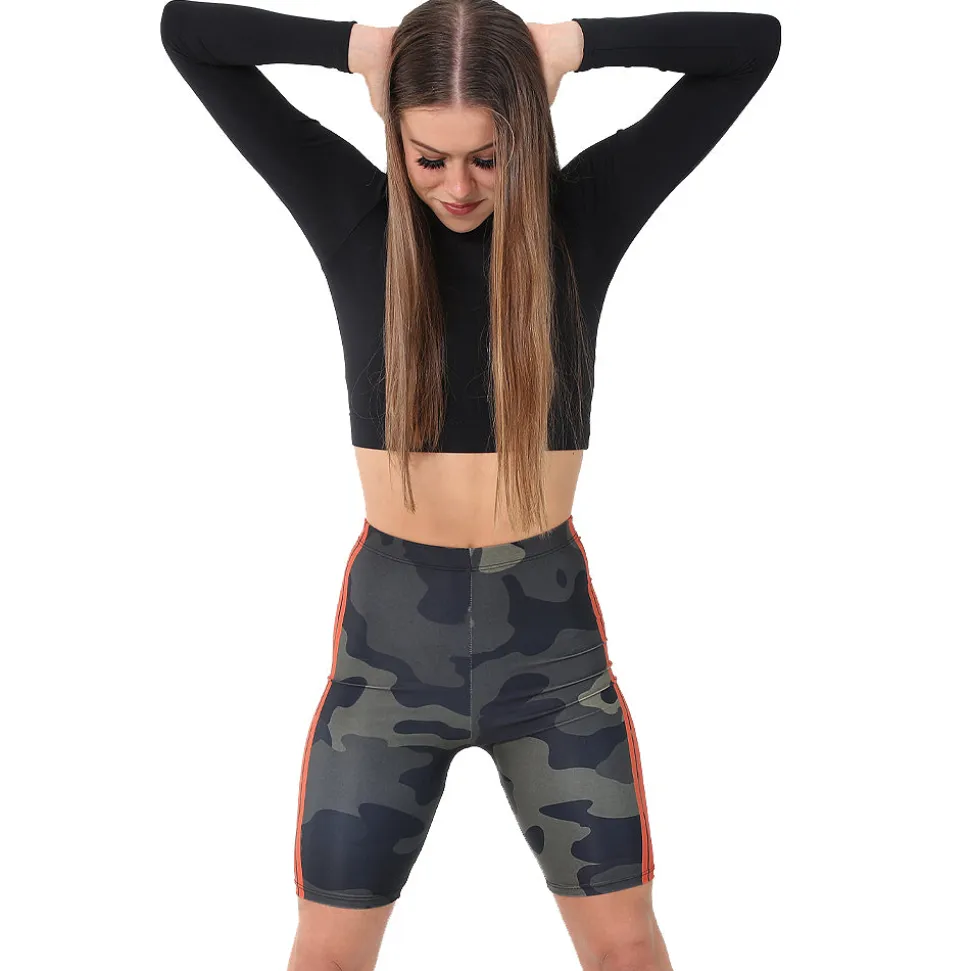 Camo High Waist Biker Shorts
