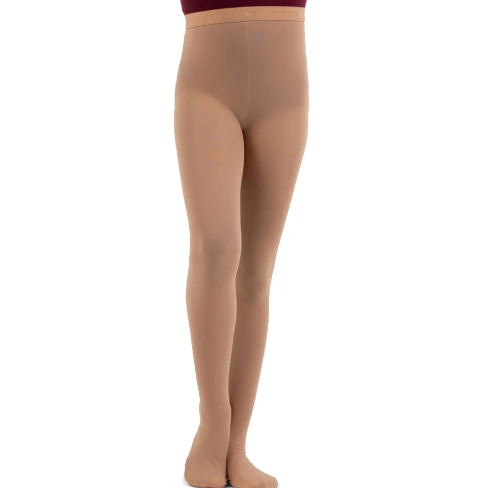 Capezio Hold and Stretch Footed Tight- Youth