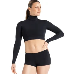 Capezio Turtleneck Crop Top