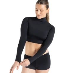 Capezio Turtleneck Crop Top