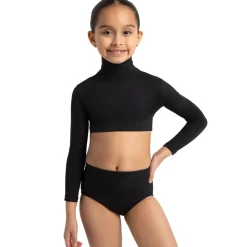 Capezio Turtleneck Crop Top
