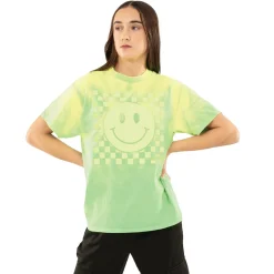 Checkered Smiley Face Tee