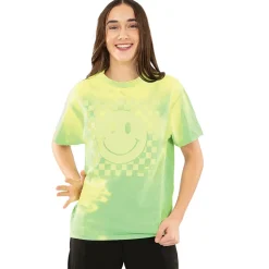 Checkered Smiley Face Tee