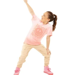 Checkered Smiley Face Tee