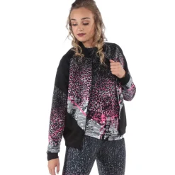 Cheetah Newspaper Bomber Jacket
