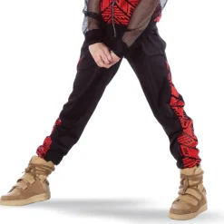 Chevron Pleather Joggers