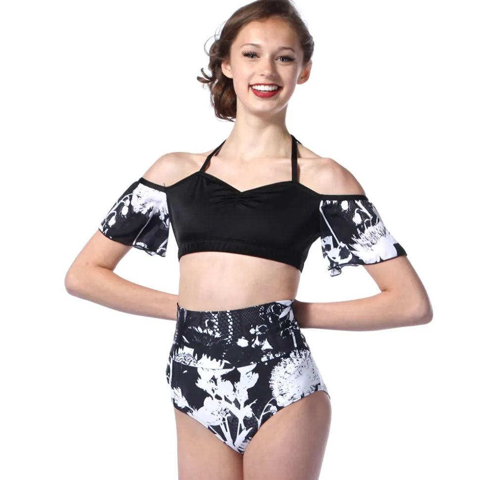 Clara Off The Shoulder Halter Ruched Bra