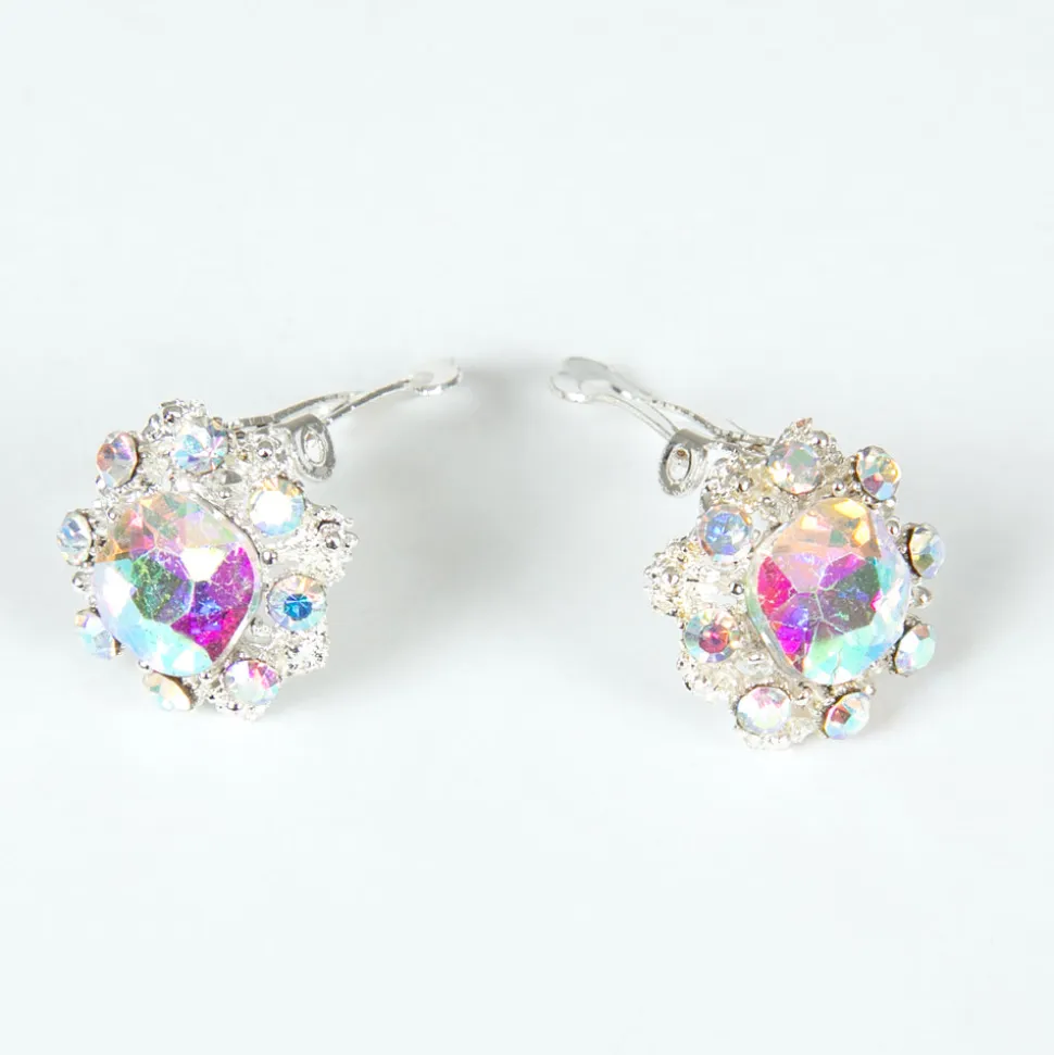 Clip AB Rhinestone Earring
