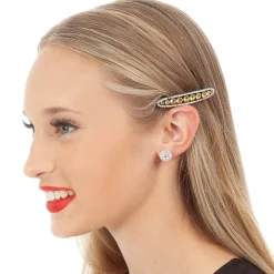 Colorado Topaz Rhinestone Hair Clip