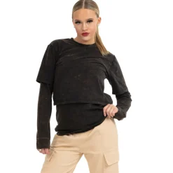 Confused Distressed Long Sleeve