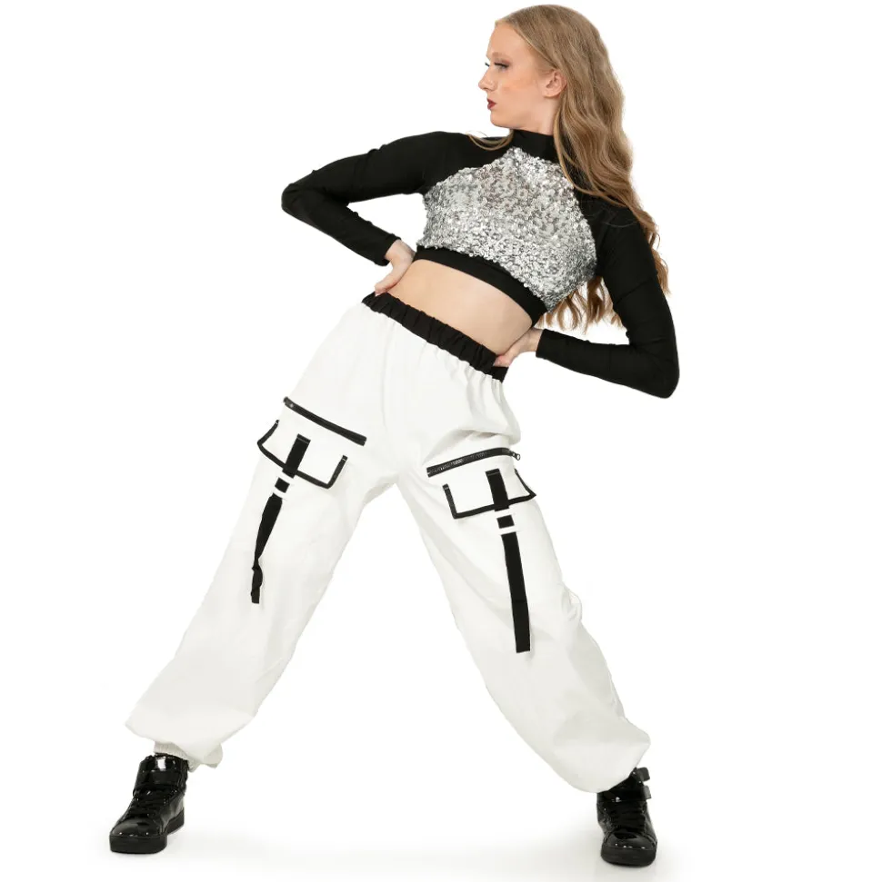 Contrast Cargo Pants