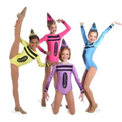 Crayon Long Sleeve Leotard