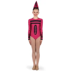 Crayon Long Sleeve Leotard