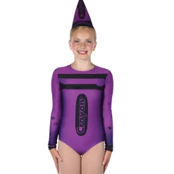 Crayon Long Sleeve Leotard