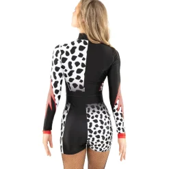 Dalmatian Diva Biketard