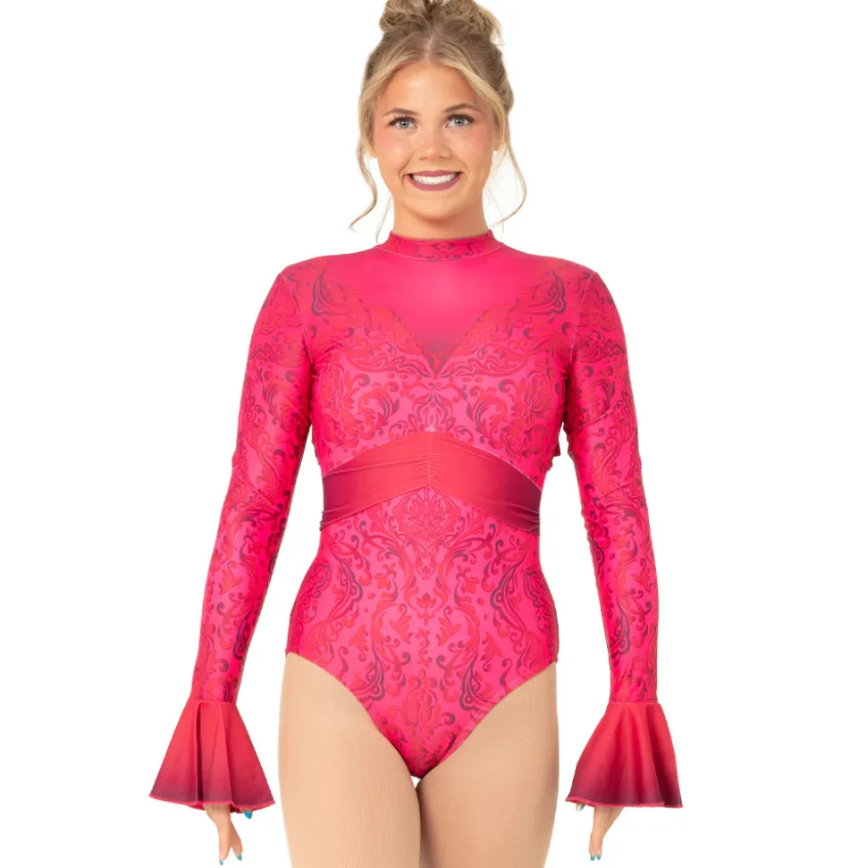 Damask Long Sleeve Leotard