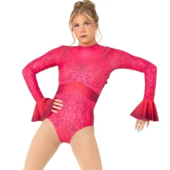 Damask Long Sleeve Leotard